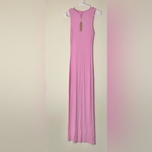 SKIMS- Soft Lounge High Neck Ribbed Maxi Valentines Collection Dress
